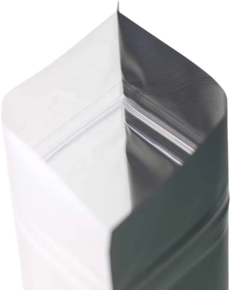 Plastic Ziplock Tear Notch Vertical Bag Black Matte Black Mylar Zip Lock Bag High Quality Wholesale Heat Seal PE Food LDPE