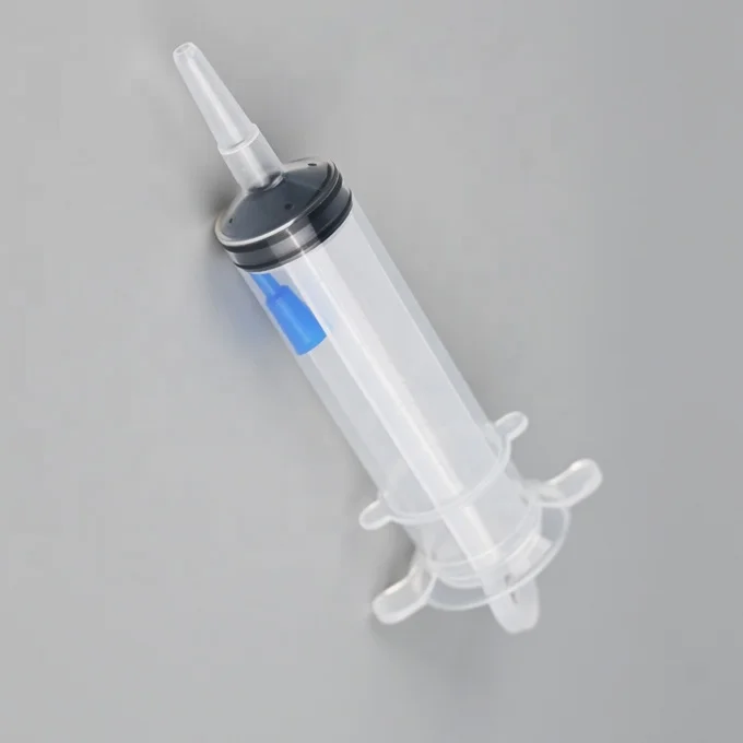 Conod customized with ring top 60ml Irrigation Syringe Plastic Piston Irrigation Syringe