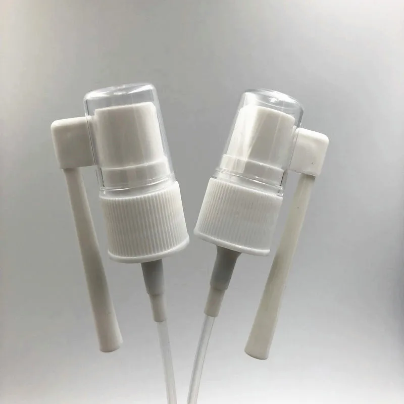 20/410 Clear Color Deep Throat Oral Spray Pumps , Mouth Spray Use Sprayer