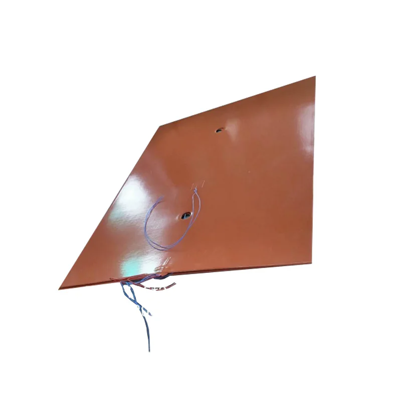 China Made 220v 300w Industrial Flexible Electric Pad Heater Silica Gel For Laboratory