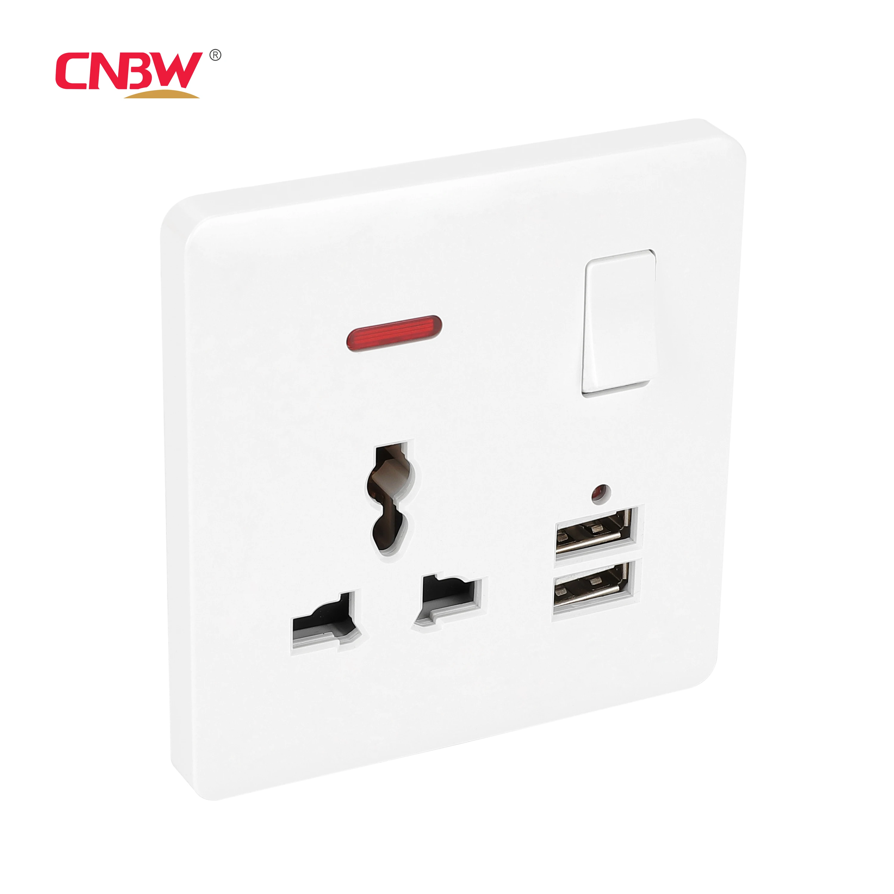 Wenzhou Switch Factory Wholesale Big Panel Colorful 3 Gang 1 Way Led Light Switches Electric Switches Mold