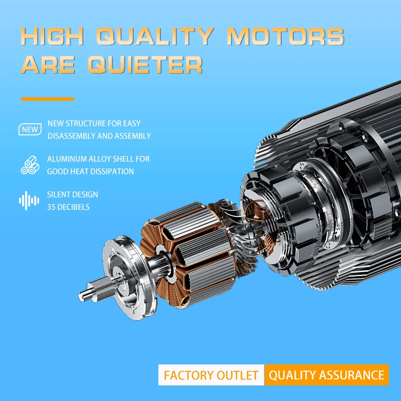 A-OK AM35 6/28 tuya wifi tubular motor work with alexa google home window shading rolling motor for smart home