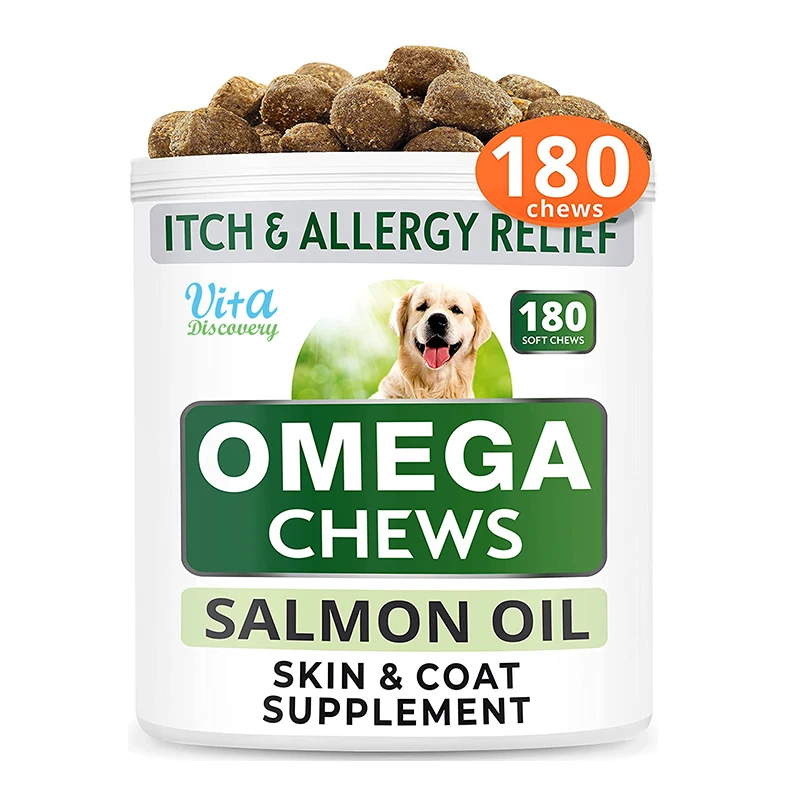 Оливковое масло DHA EPA, фирменная торговая марка, добавка для кожи и пальто, Омега 3, жевательное масло для дикой рыбы для собак и кошек