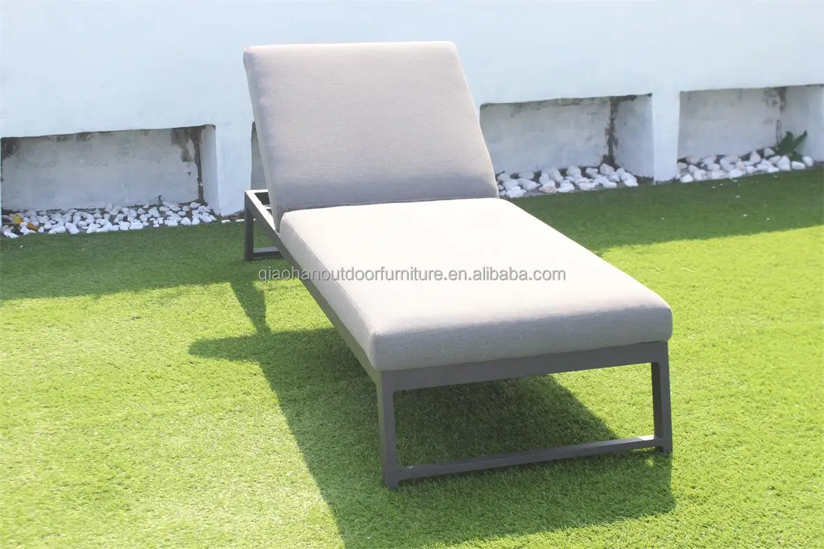 High Quality Full Aluminium Frame Outdoor Garden Furniture Patio Swimming Pool  Lounge Chair