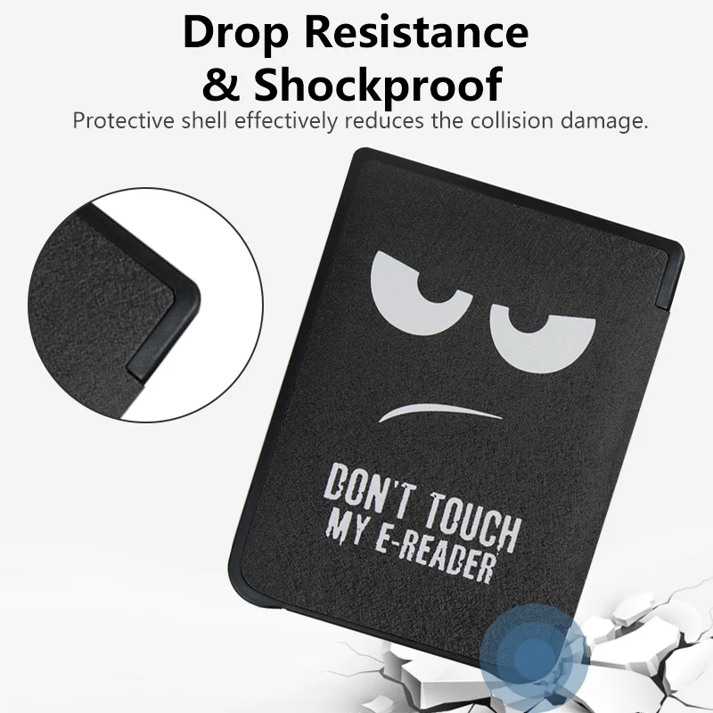 Цветной чехол для Inkpad Pro 3 7 8 дюйма Обложка Pocketbook 740 тонкая кожаная электронная книга PB740 сна