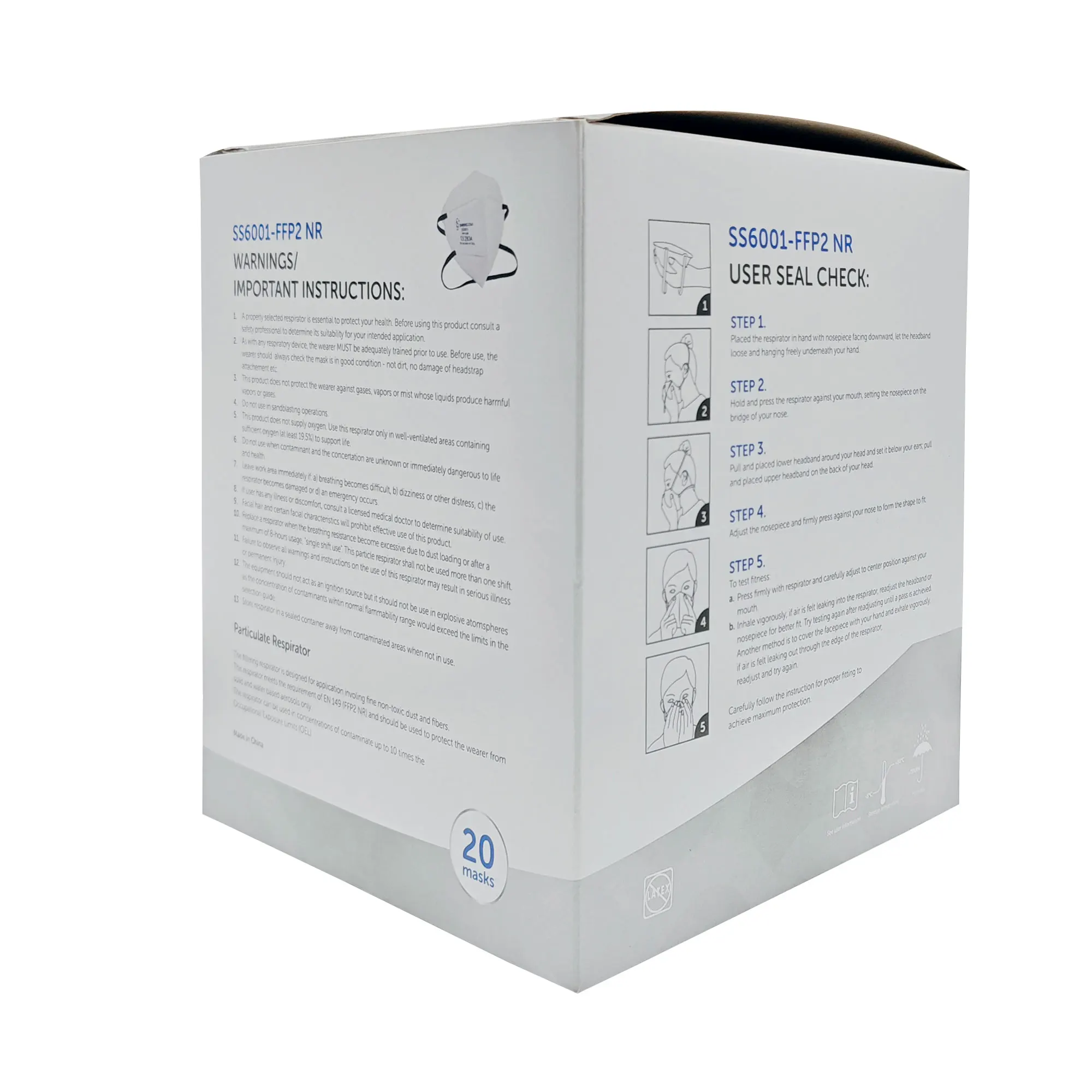 New Arrivals Cheap Price Non-Woven Industrial Foldable PM2.5 Dust Proof FFP2-Mask