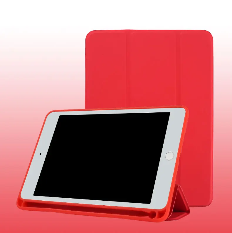 Чехол для нового Ipad 10,2 2019 с держателем для карандашей, ударопрочная мягкая задняя крышка премиум-класса из ТПУ для нового iPad 7-го поколения 10,2 дюйма