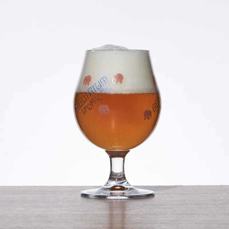 Wholesale Custom 16oz Craft Brews Classic Belgian Style Stemmed Tulip Beer Mug Craft Beer Glasses IPA Beer Tasting Glassware