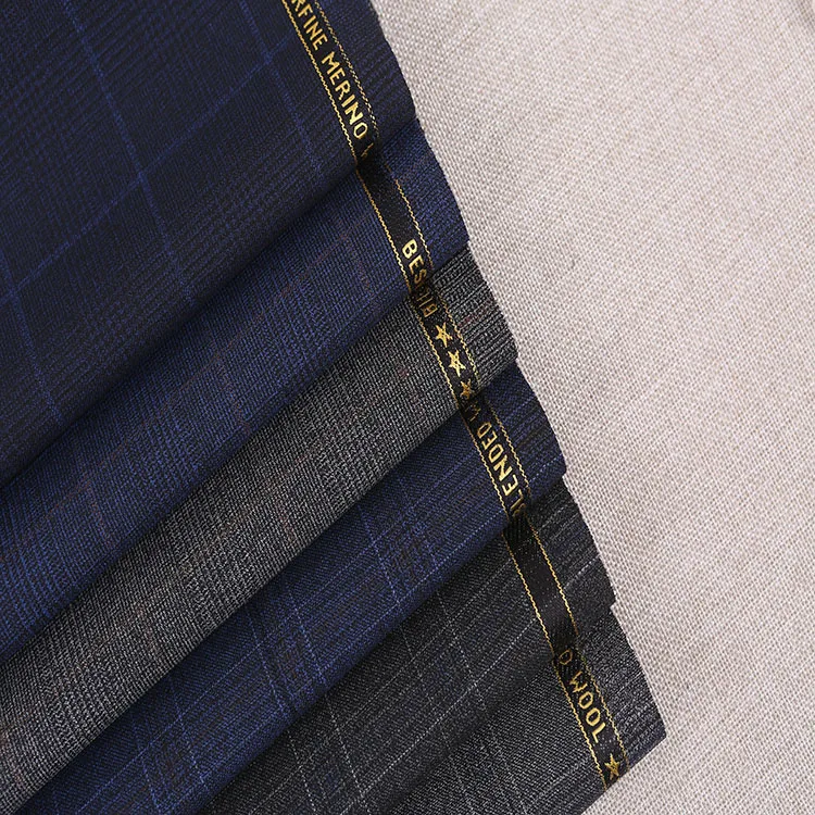 Распродажа, Заводская поставка, изготовленная на заказ ткань для костюма из 100% шерсти