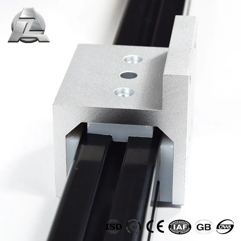 Extruded anodized aluminum  linear bearing for t slotted framing slider