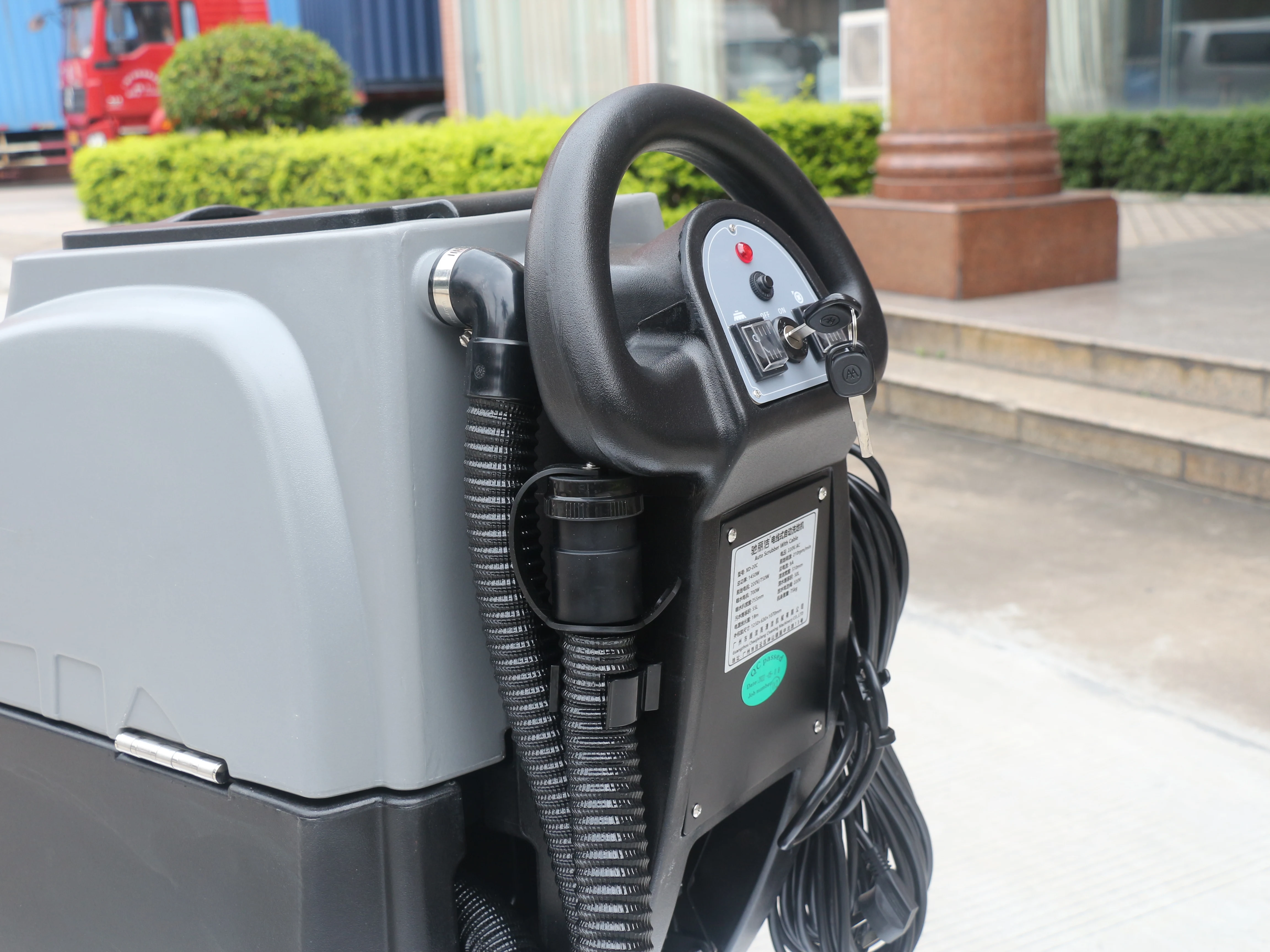 XD-20C auto scrubber with cable auto scrubber floor cleaning machine floor cleaning machine scrubber road cleaning machine