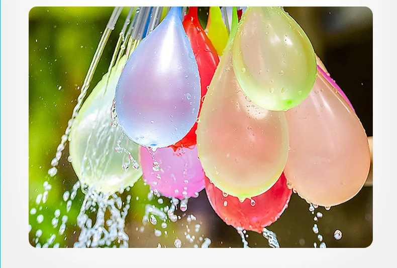111pcs Interactive Summer Toys Bomb  Party Magic Water Balls Easy Quick Fill Bomb Water Balloons for Outdoor