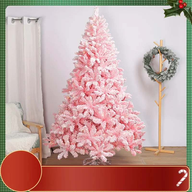 2024 New Design Customized Pink Pvc Colorful Artificial Pink Christmas Tree