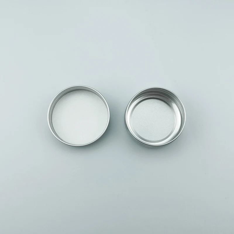 aluminium 30g solid perfume box with screw lid