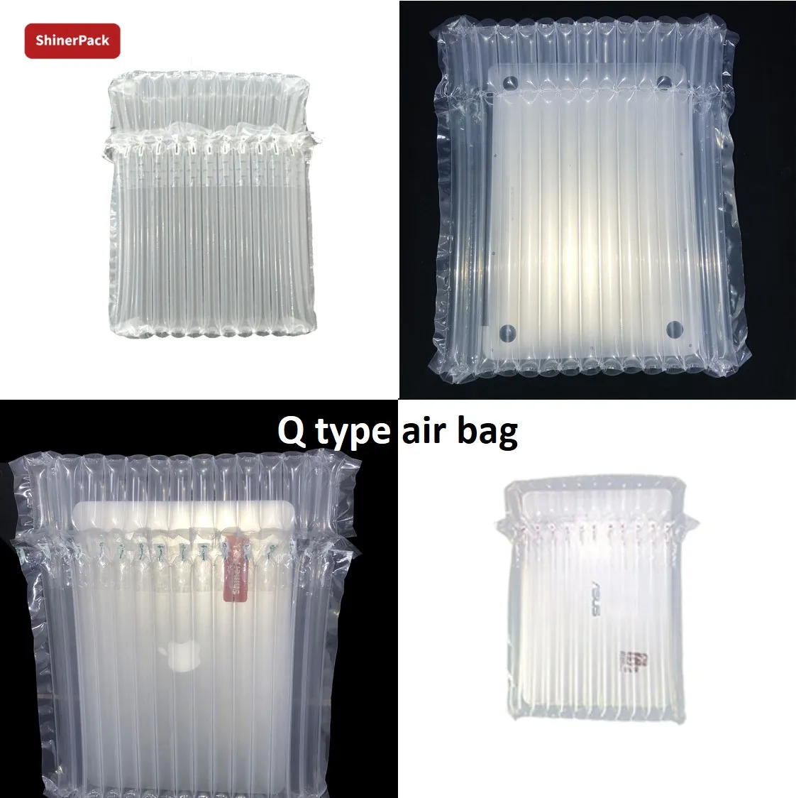 High Quality Impact Resistant Inflatable Protective 14 inches Laptop Air Column Packaging Bag