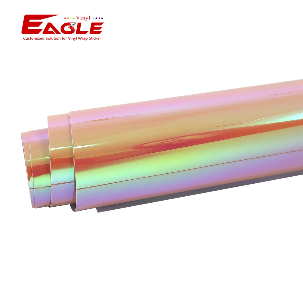 wholesale vinyl waterproof sticker pvc color opal self-adhesive vinyl rolls for vinyl cutting plotter cut