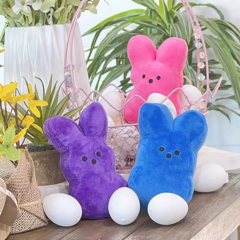 15cm Peeps Plush Bunny Rabbit Peep Easter Toys Simulation Stuffed Animal Doll for Kids Children Soft Pillow Gifts Girl Toy