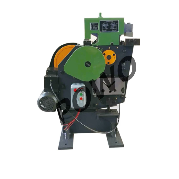 Electric Hydraulic H-beam Punching Iron Metal Sheet Steel Anglerebar Cutting Machine/Angle steel shearing machine