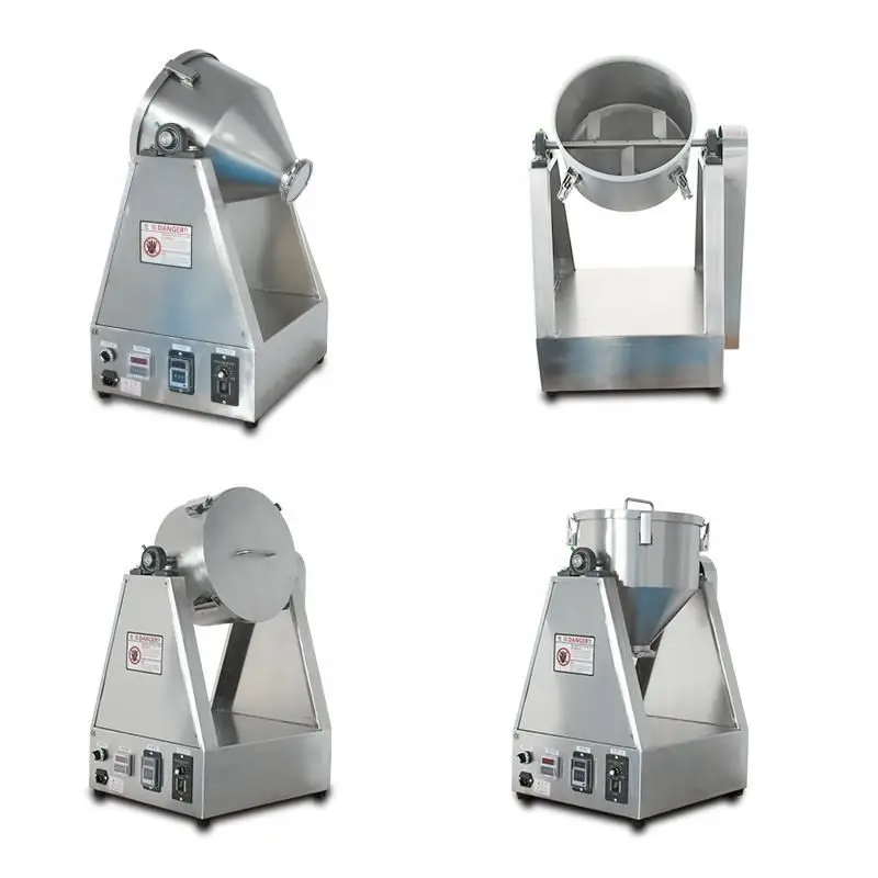 Laboratory type conical Mixing machine for spice additive mixer Chemical stainless steel powder mixing machine Lab powder mixer