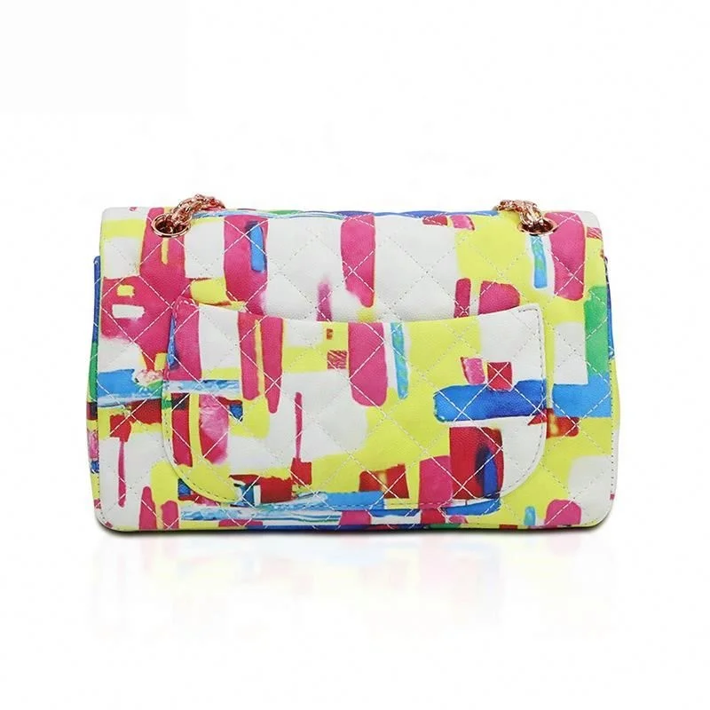 INS Hot Luxury PU Leather Waterproof Travel Crossbody Messenger Bag for Girls