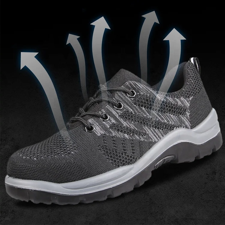 2021 Men new arrival outdoor cross-training work labor shoes modern safety shoe for spring men work tennis shoes