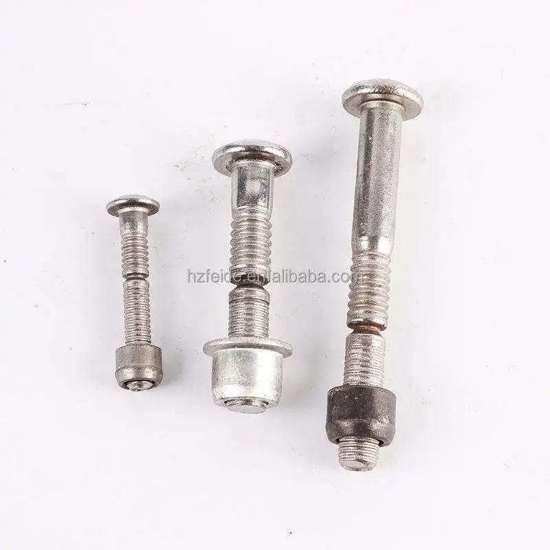 Заводская высокая прочность на растяжение стальной паз замок болт безопасности Противоугонная гайка