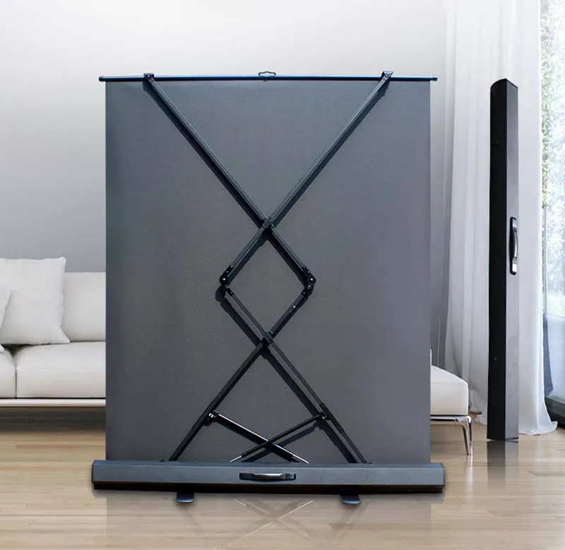 60 дюймов 4:3 напольный проекционный экран/портативный напольный экран проектора