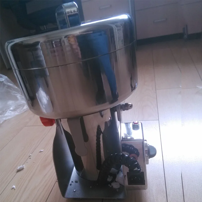 Commercial 500g High-Speed Electric Cocoa Bean Grinder Portable Stainless Steel Blade for Household and Hotel Use