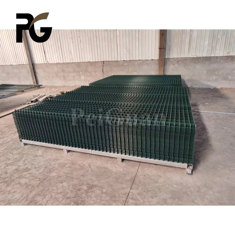 Welded Wire Mesh Fence 6x6 Reinforcing Welded Garden Mesh 3D Curved Pvc Coated Fence