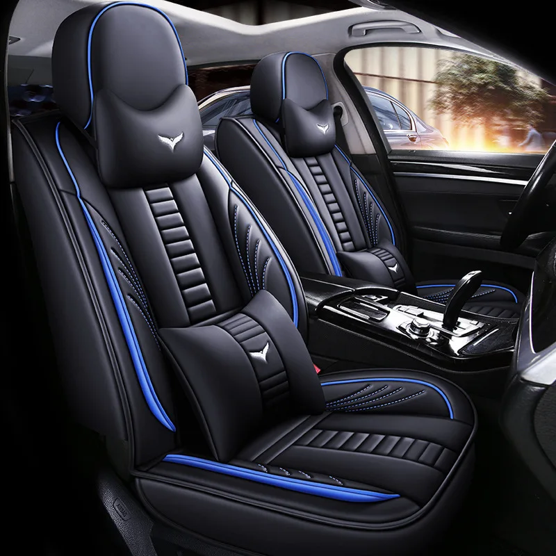  Оптовая продажа универсальный кожаный чехол для автомобильного сиденья 9D