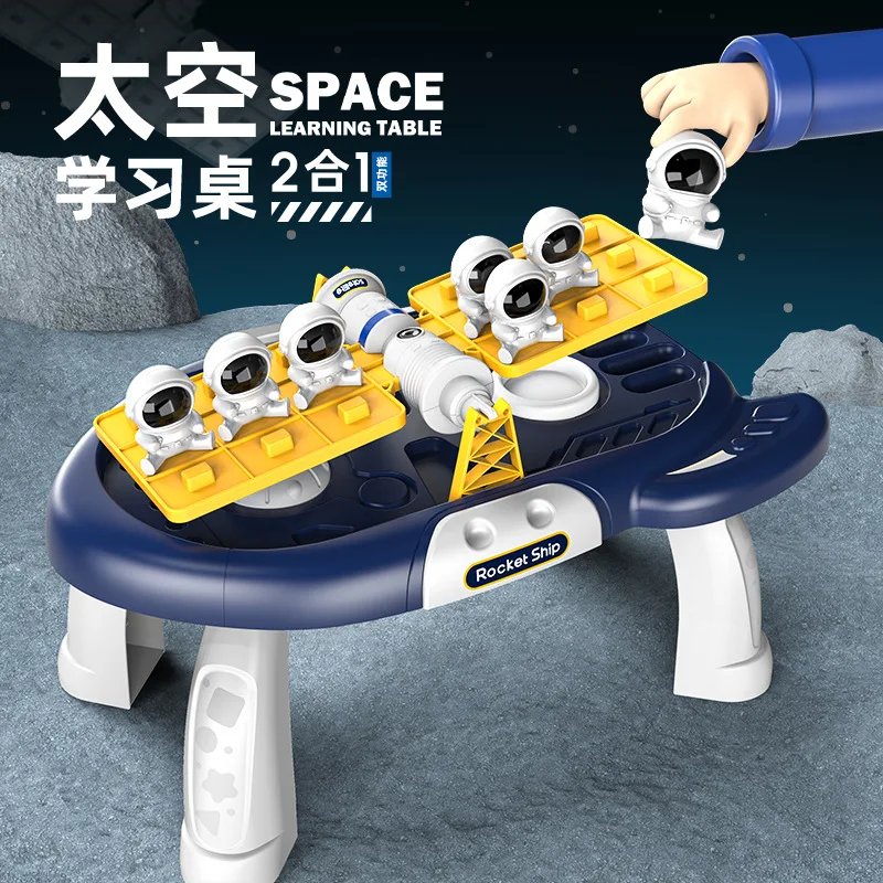 Plastic educational game table desk multi-function kids math balance game toys learning table for children