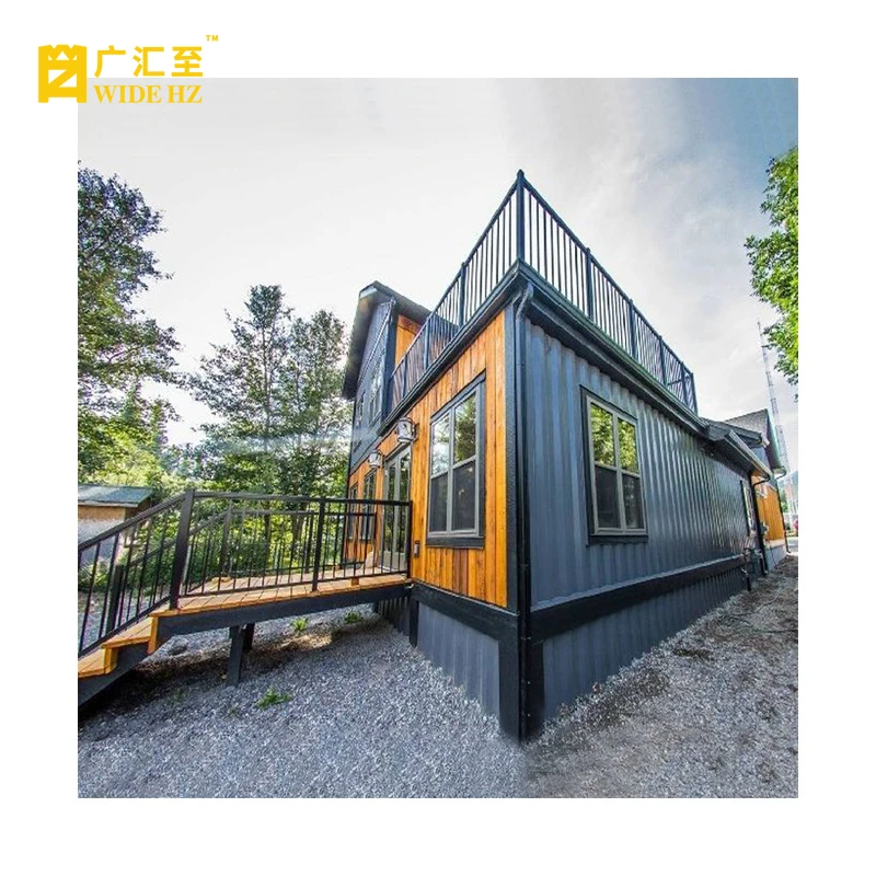 20/40 feet steel frame house prefab panel house Luxury Container homes building office
