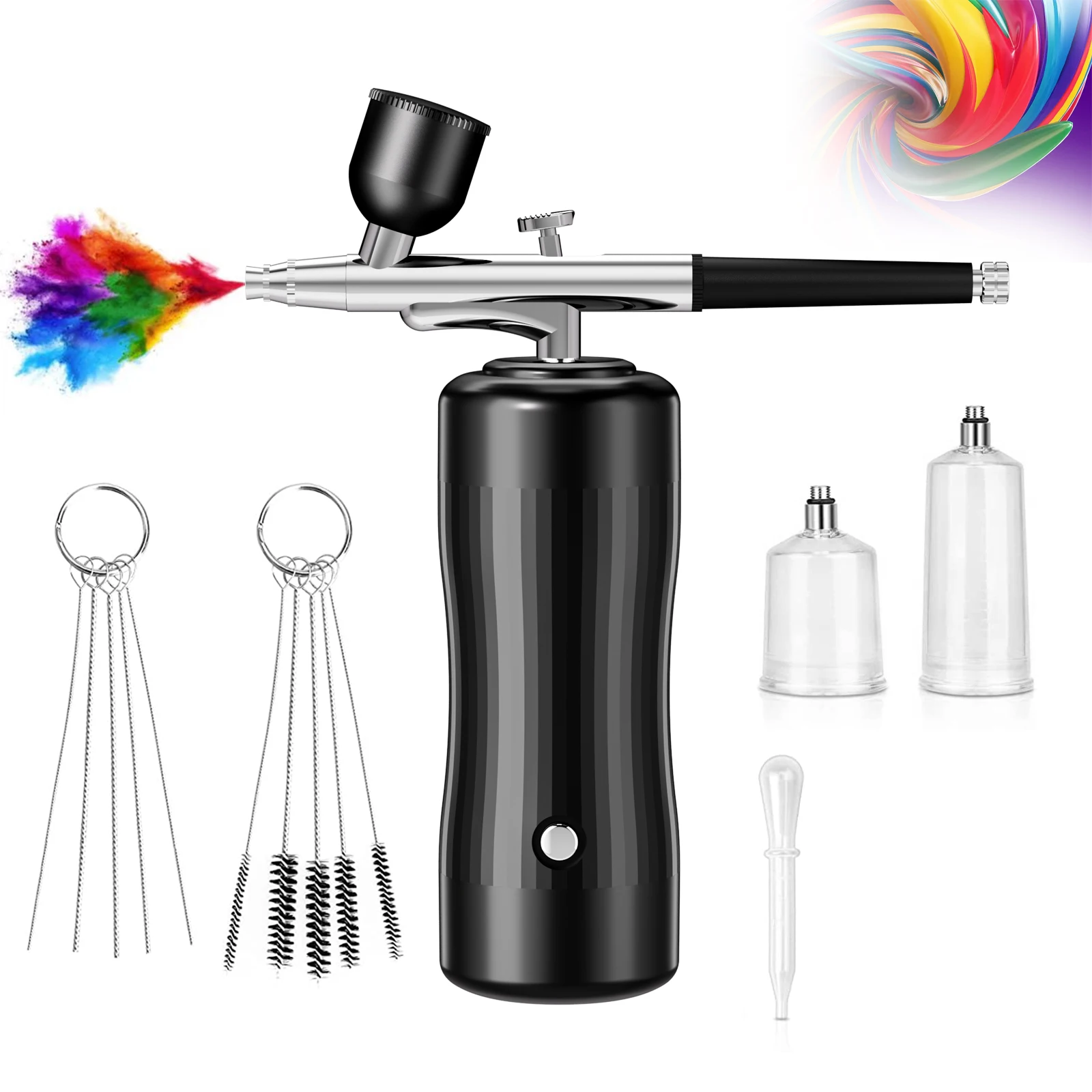 New Releases Barber Machine Tattoo Gun Nail Painting Spray Gun Paint Air Brush Machine Manual Airbrush For Cakes