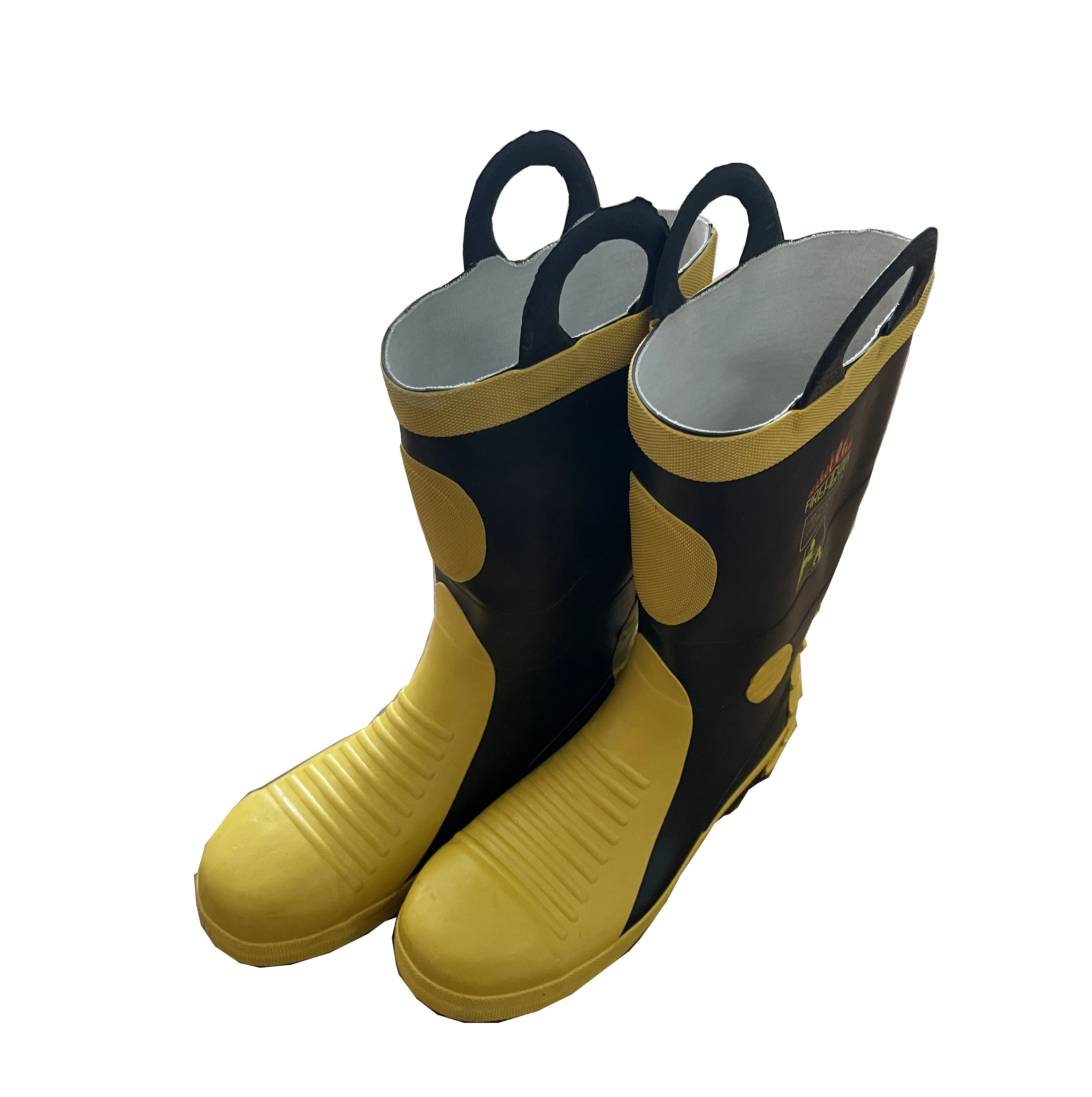 Горячая Распродажа, оборудование для пожарной службы, водонепроницаемая резиновая обувь для защиты ног, огнеупорная обувь, сапоги для пожарных, товары для безопасности