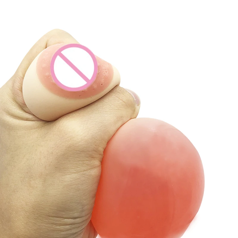 Toy wholesaler Hot Sale Boobs Stress Ball Hand Sexy Toy popular and creative appearance Stress relief toys