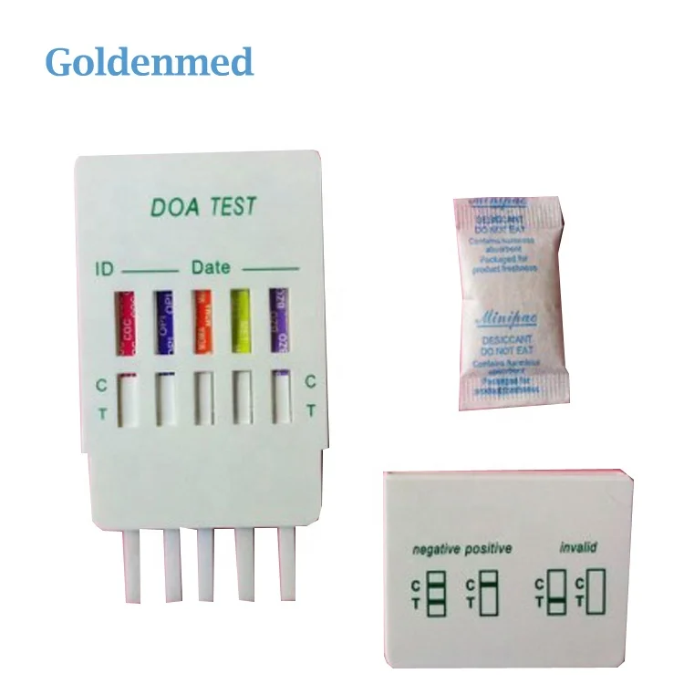99% Accuracy multi drug doa test 6 panel urine test/one step 5-in 1 drug test for home use