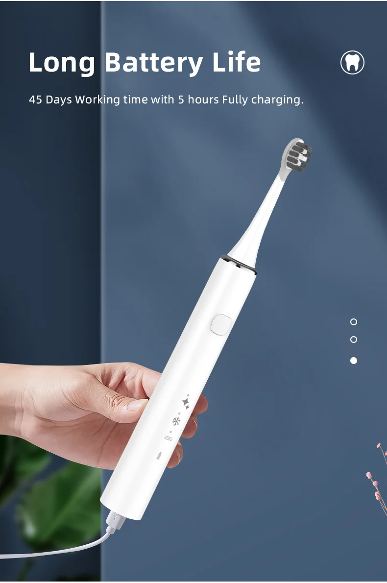 Christmas gift F. D. A  high quality rechargeable mini sonic toothbrush electric for children love adult