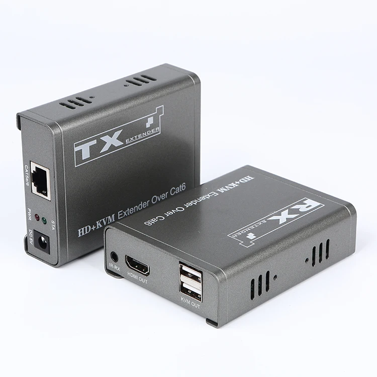 New Design HD Audio Video Transmitter Signal to Network Cable Transmission 1080p IP Extender 60m