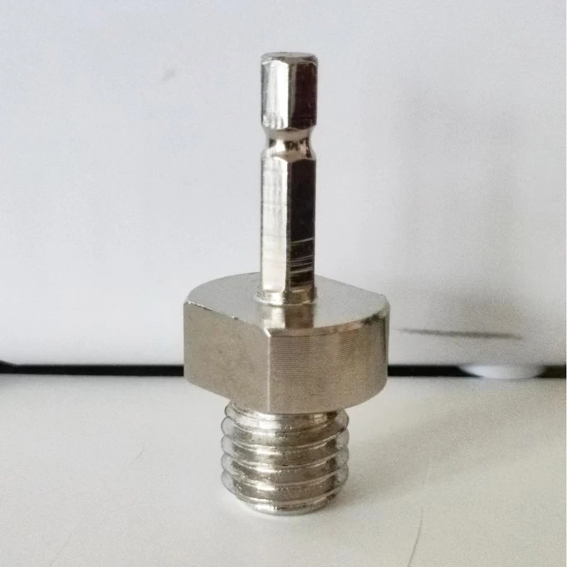 M14 Thread To Hex Shank Adapter For Diamond Core Drill Bit Drilling Power Tools