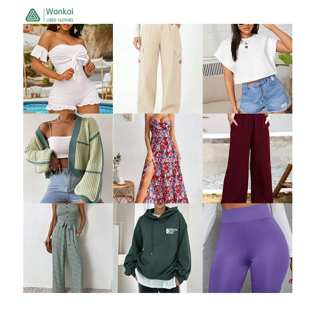 CwanCkai Best Selling Maxi Dresses Used Clothes For Women, Hot Sales Korean Used Clothes Women Dresses Bale Free Shipping