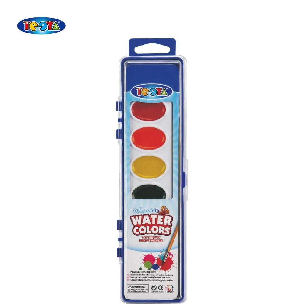 GOOD QUALITY AND REASONABLE PRICE SEMI MOIST WATERCOLOR SET SUPPLIED BY OEM FACTORY