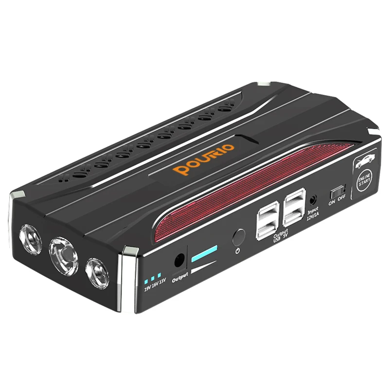 68800mah portable Booster Battery car battery jumping  super capacitor mini powerbank jump starter 12v