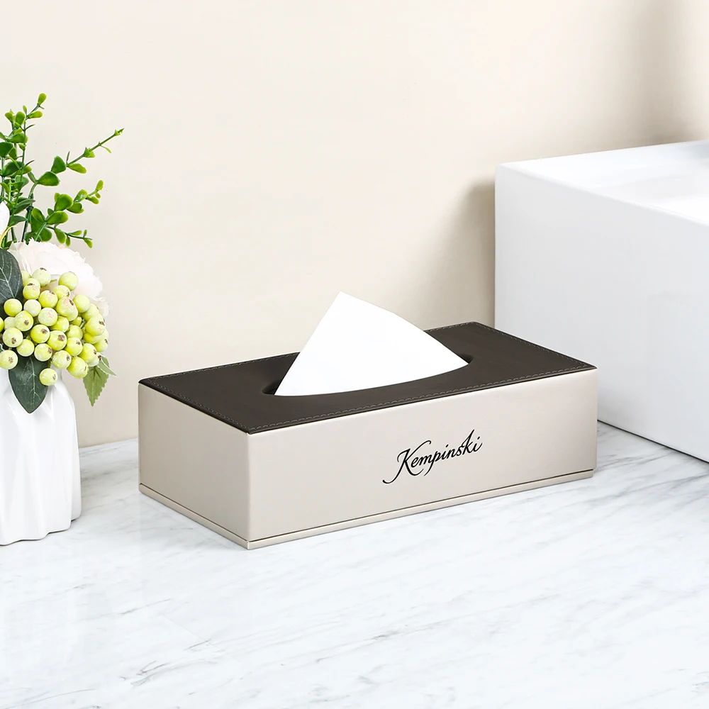 High quality PU leather pallet meeting menu clip luxury hotel facilities