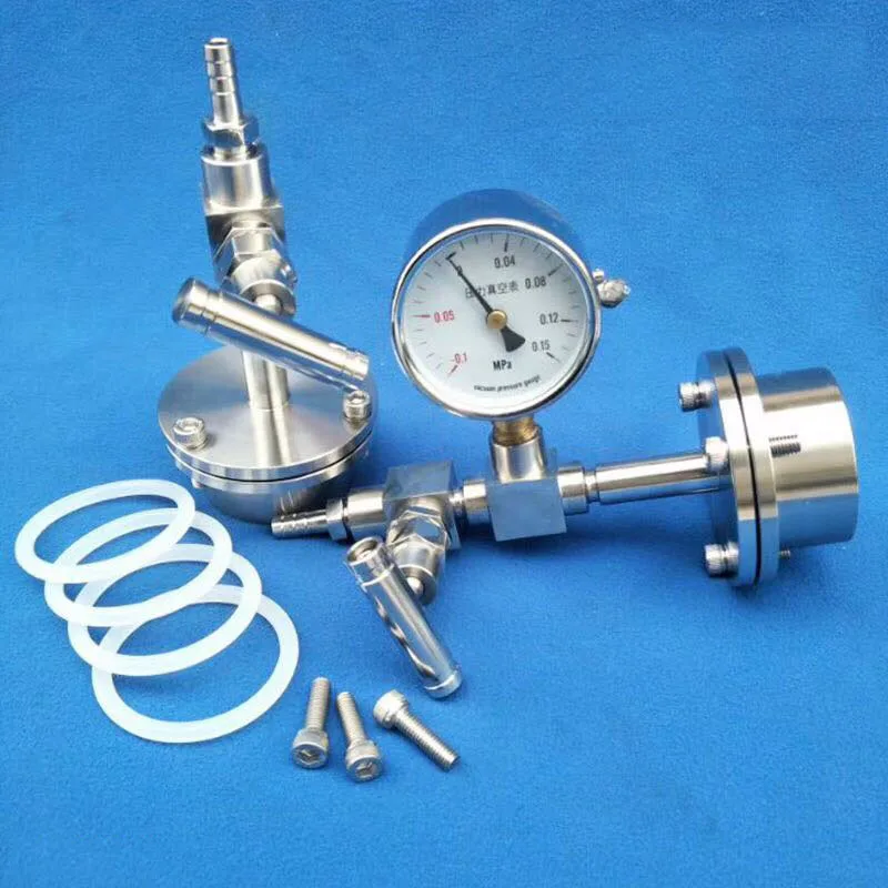 Лабораторный односторонний 50 мм вакуумный уплотнительный фланец с вакуумным FL-50