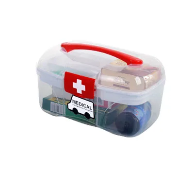 Home plastic multi-function Medicine storage box