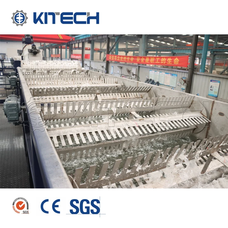 Full Automatic Recycle Plastic PPPE Crushing Washing Recycling Machine