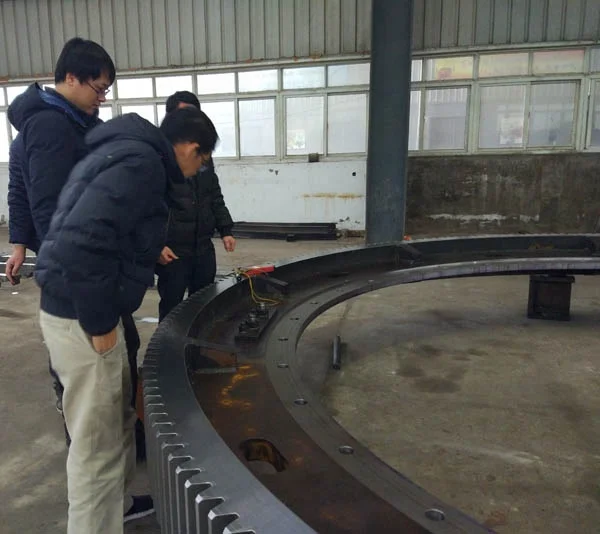 Large Module Casting Halve Girth Gear for rotary drum dryer