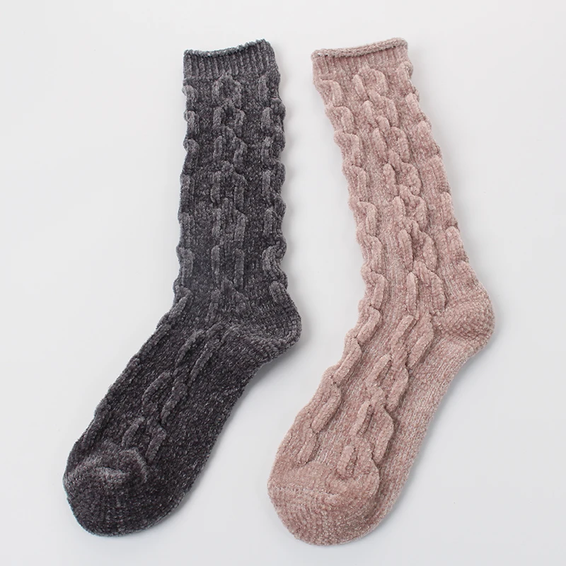 
Women Warm Super Soft Plush Slipper Sock Winter Fluffy Microfiber Crew Socks Casual Home Sleeping Fuzzy Cozy Sock 