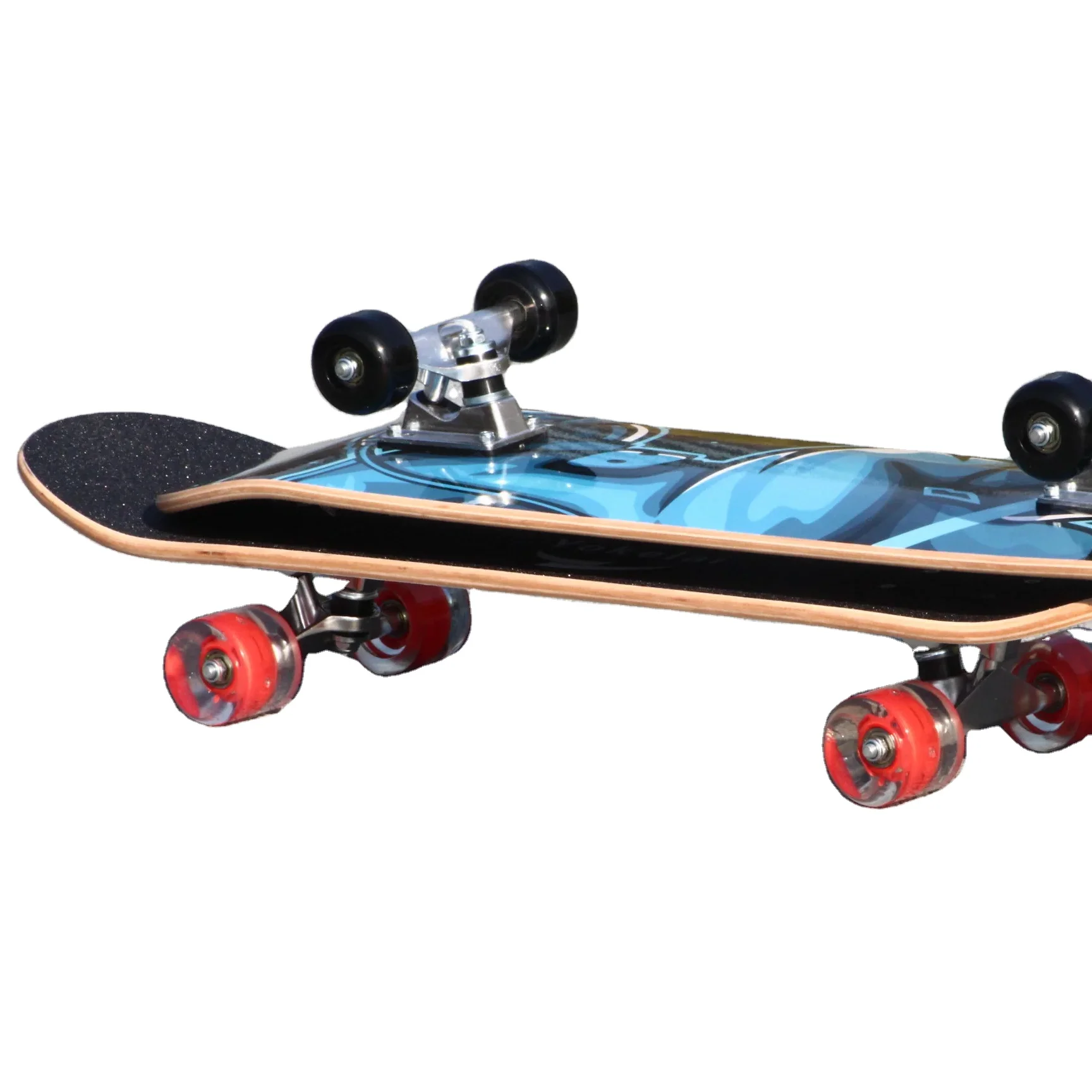 Complete skateboard with customized design
