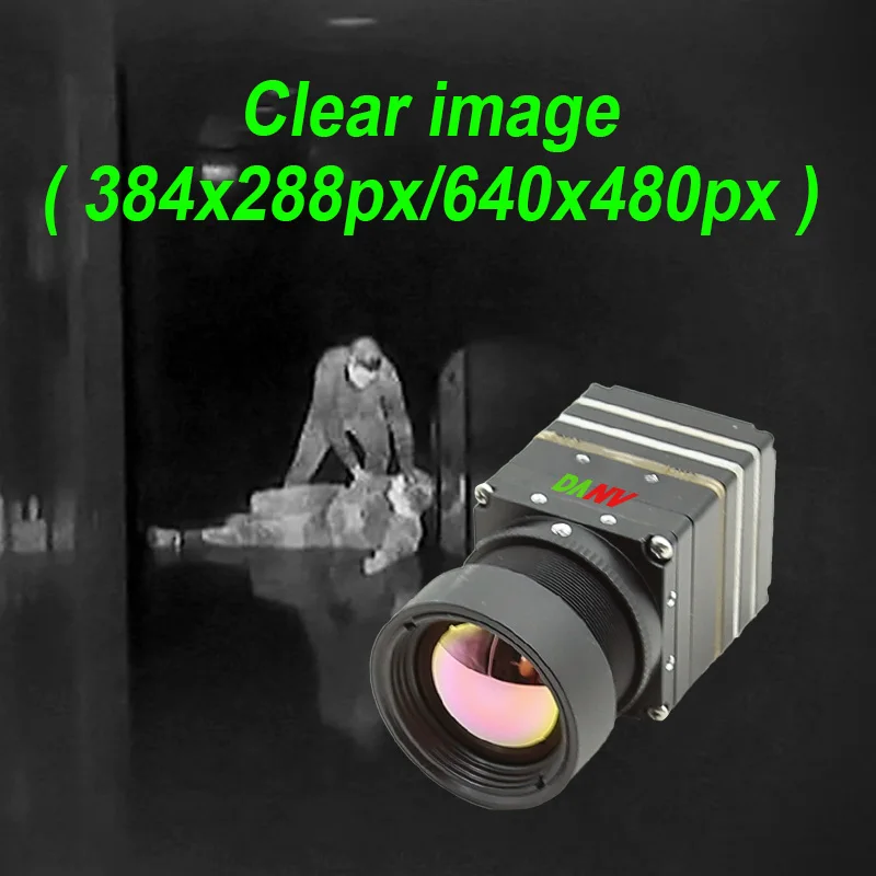 Shutter Mini Thermal Module 384x288px OEM Uncooled Infrared Night Vision Thermal Camera Core for Drone